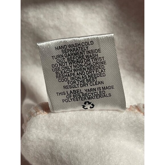 Hippie Rose Pink Acid Wash Oversized Sweatshirt Womens XS Crewneck Side Slits - Picture 6 of 6